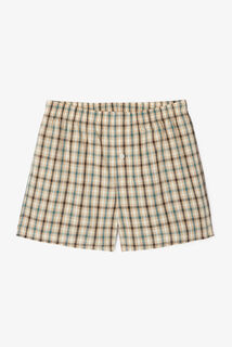 Cale&ccedil;on &agrave; carreaux en coton