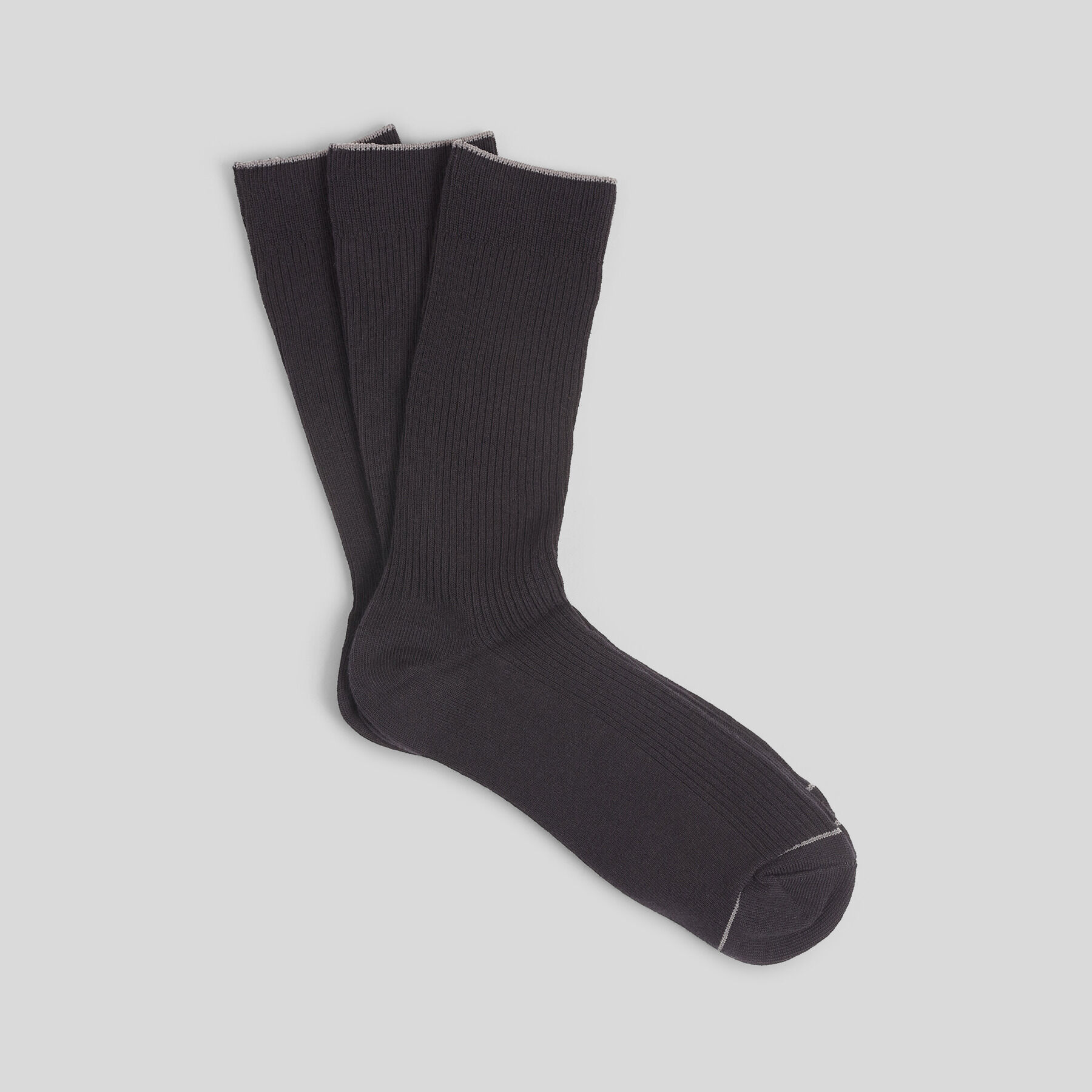 cGregor Lot de 8 paires de chaussettes en coton doux pour hoe Noir