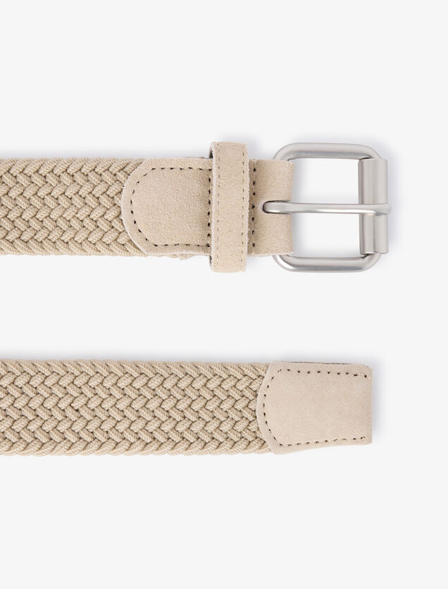 Elastische riem met rolgesp