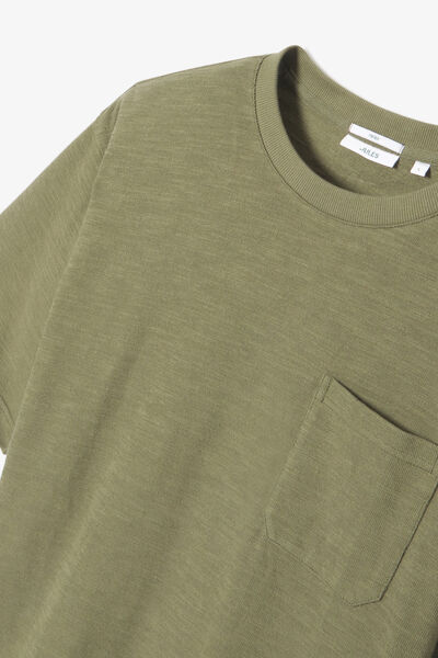 Tee shirt mati&egrave;re &eacute;ponge col rond