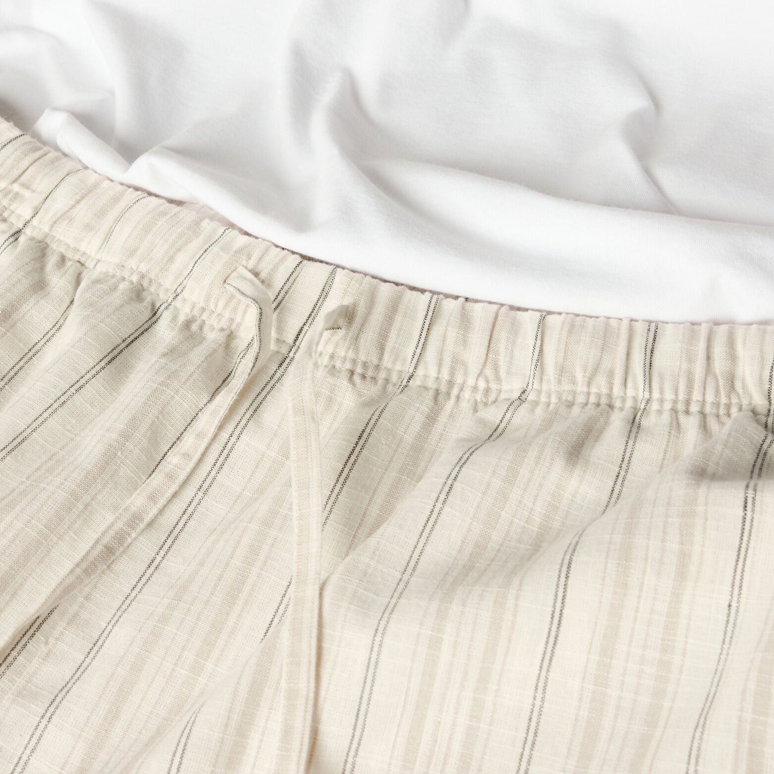 Gestreepte pyjama met short