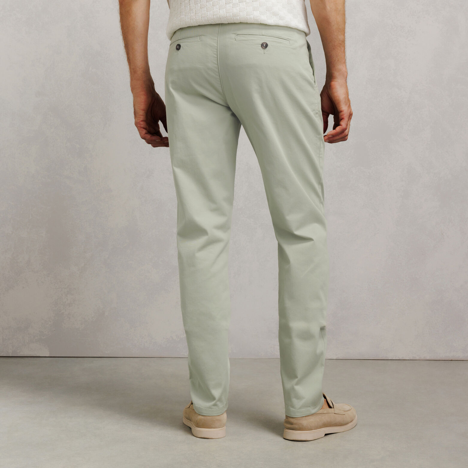 Slim chino broek