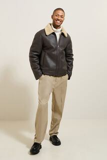 Blouson bombardier en sherpa