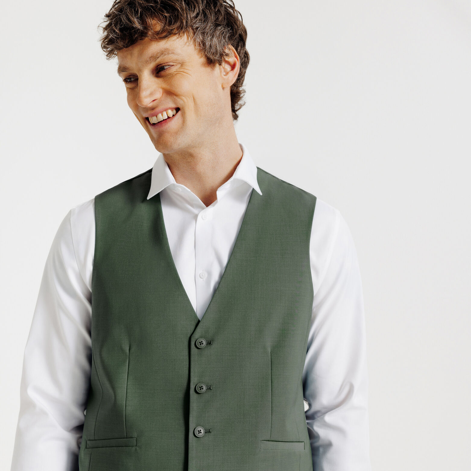 Gilet de costume slim bi-strech