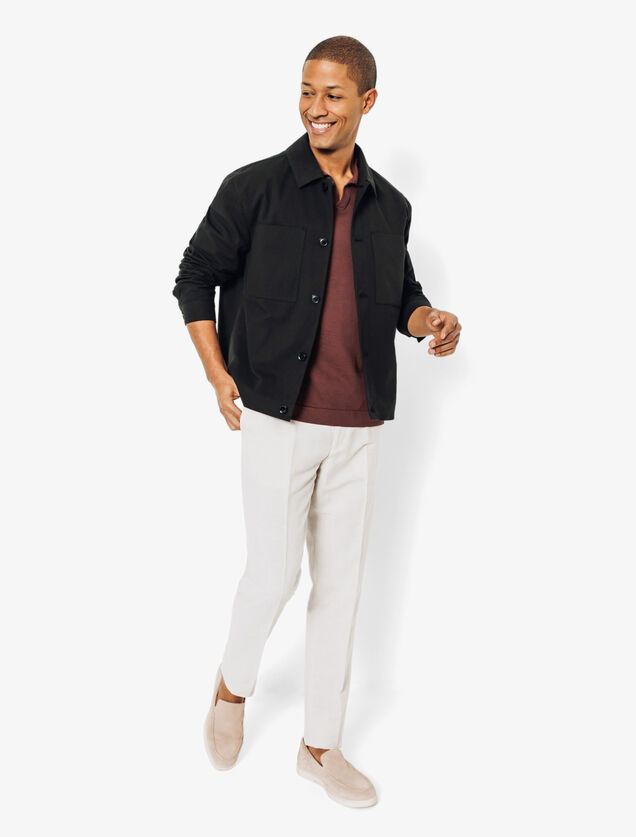 Blouson léger col chemise