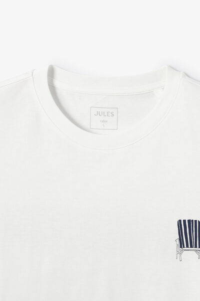 Tee shirt imprim&eacute; devant dos transat