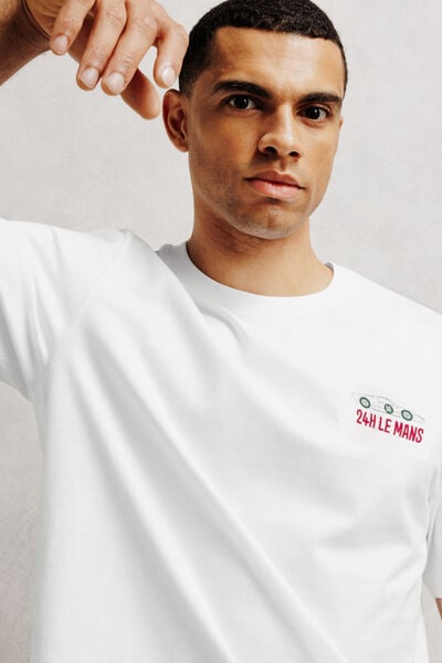 Tee shirt imprim&eacute; et brod&eacute; licence 24H le Mans