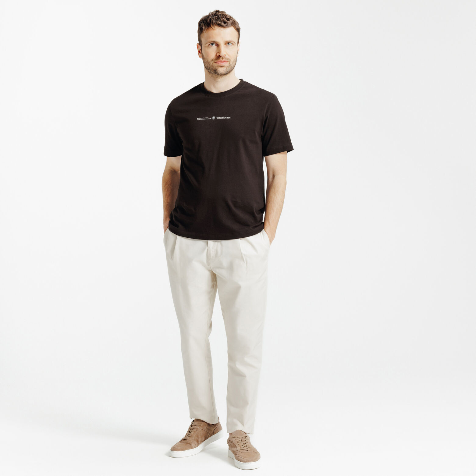 Tee shirt imprim&eacute; devant dos "caf&eacute;"