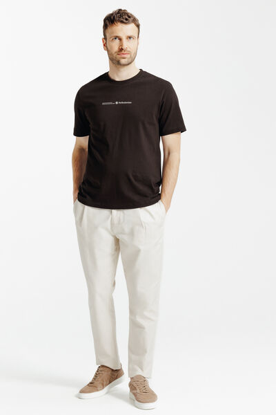 Tee shirt imprim&eacute; devant dos "caf&eacute;"