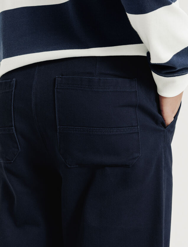 Pantalon chino loose