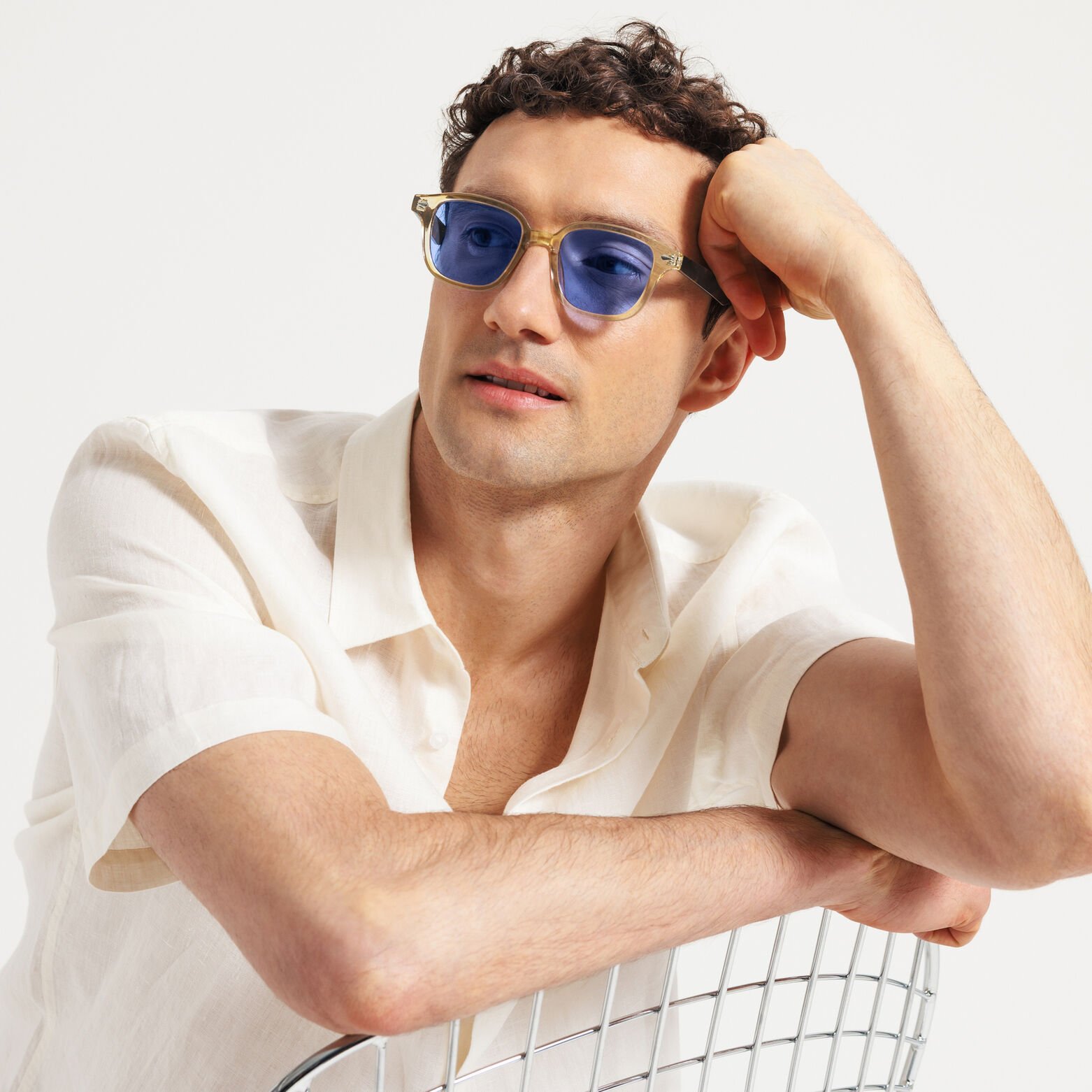 Lunettes de soleil bicolore