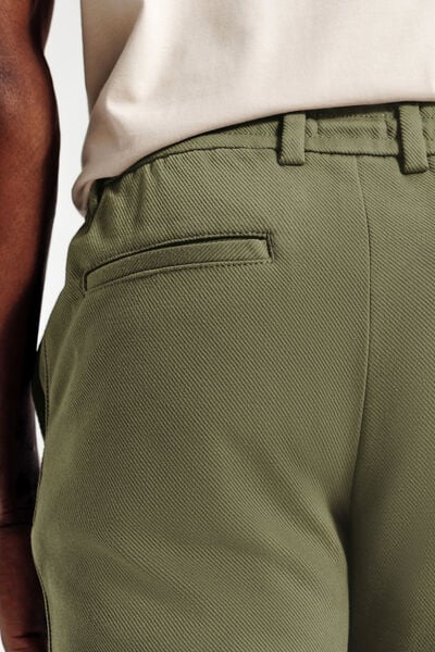 Pantalon chino tapered maille
