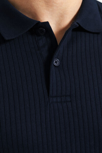 Polo manches courtes textur&eacute;