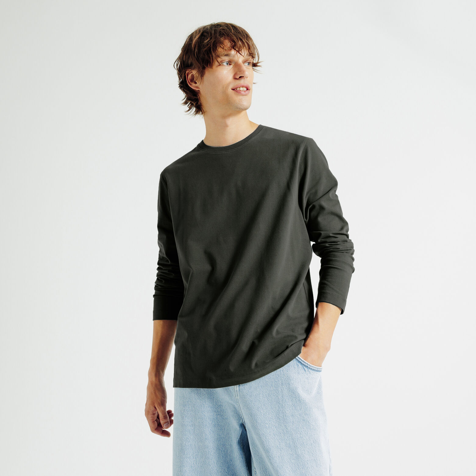 Tee shirt manches longues matière douce