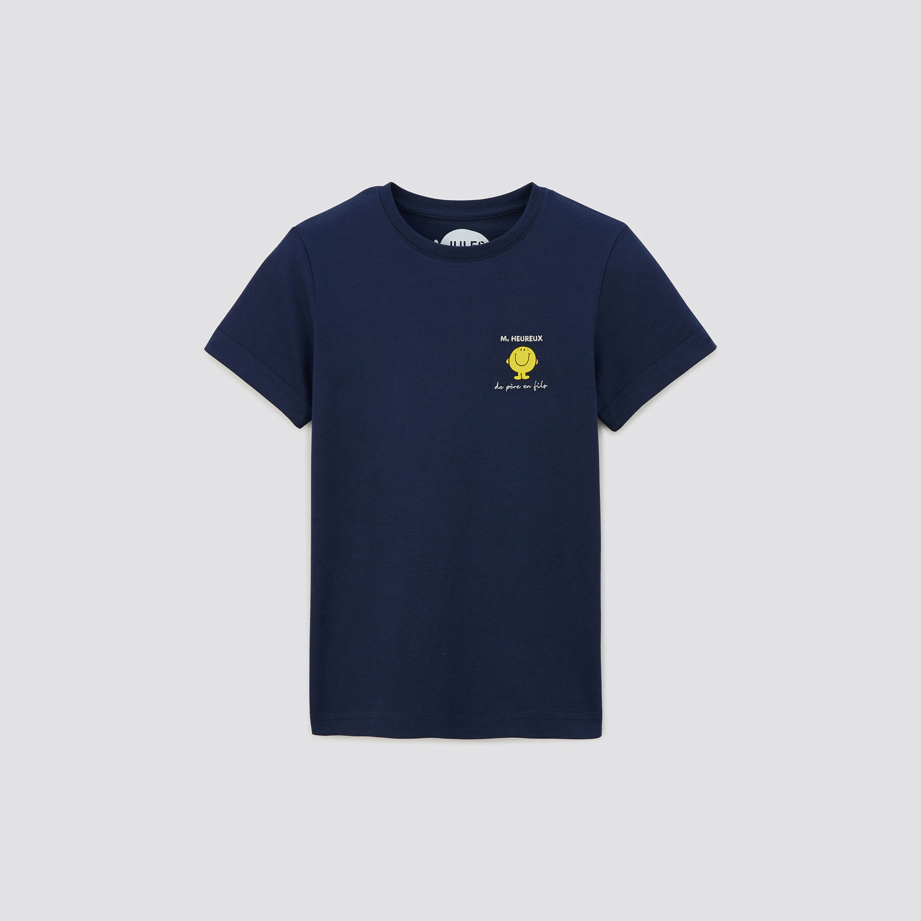 Tee shirt enfant licence MR MME Bleu moyen Jules