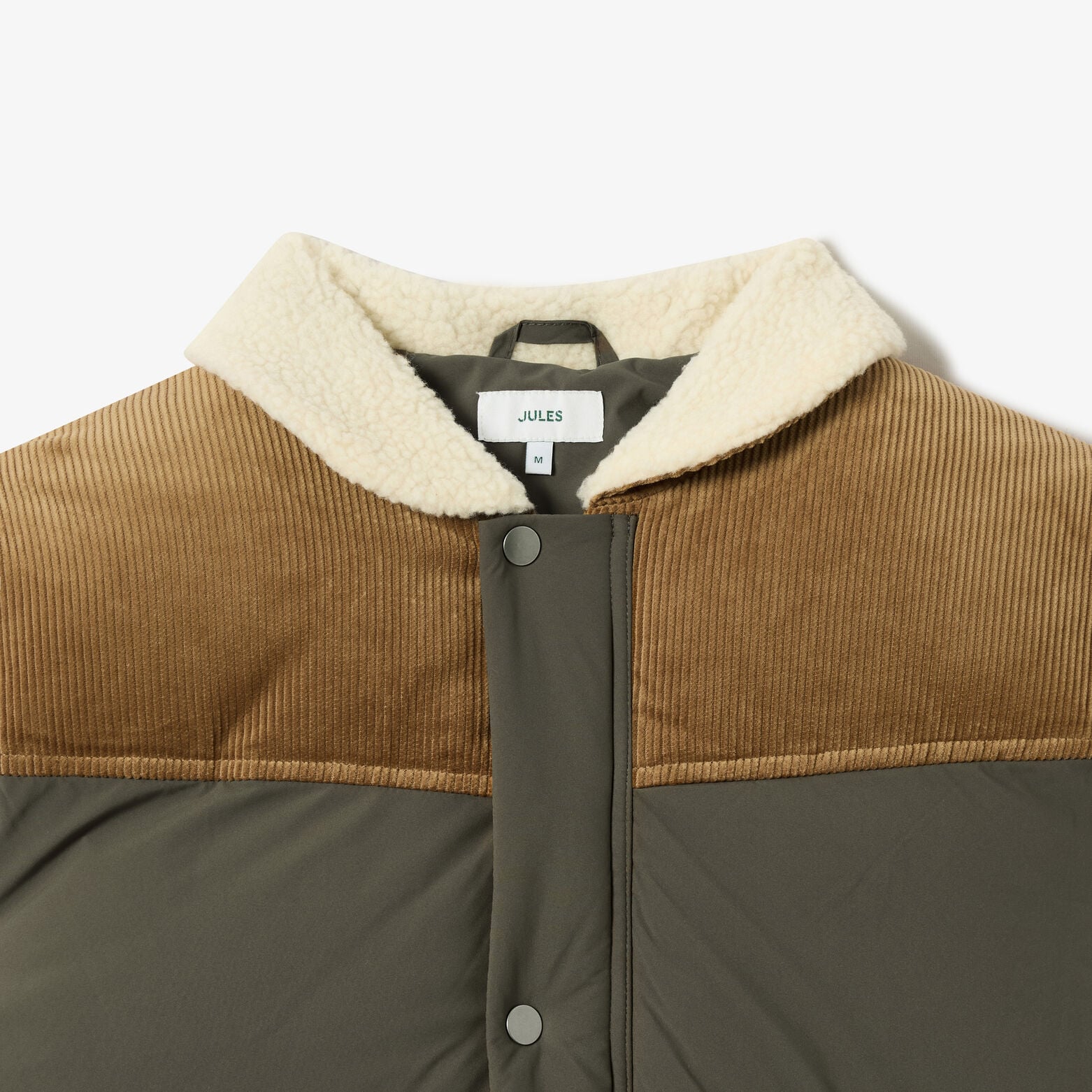 Doudoune sans manches col en sherpa