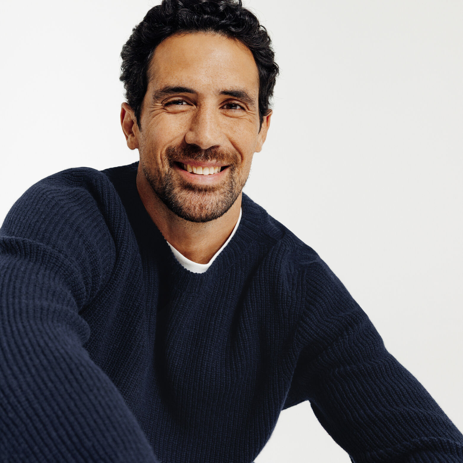 Pull mérinos cachemire Made in France