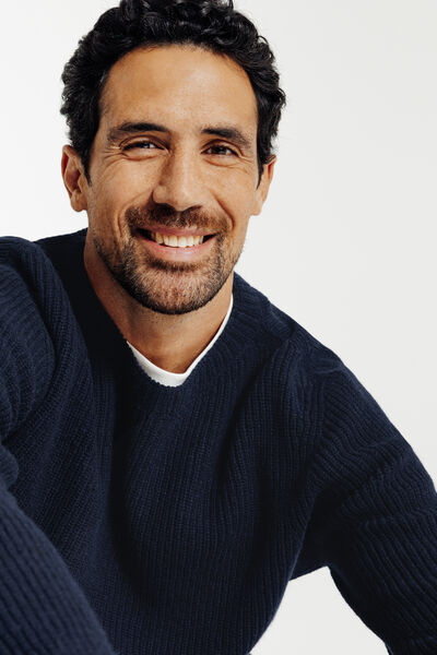 Pull mérinos cachemire Made in France