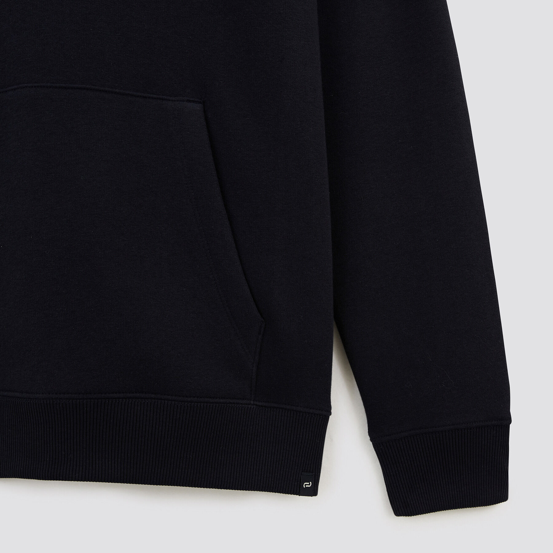 Sweat a capuche uni Bleu fonce Jules