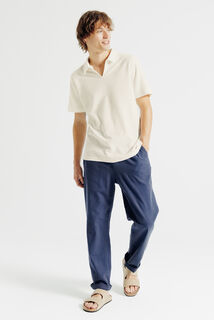 Polo manches courtes col V