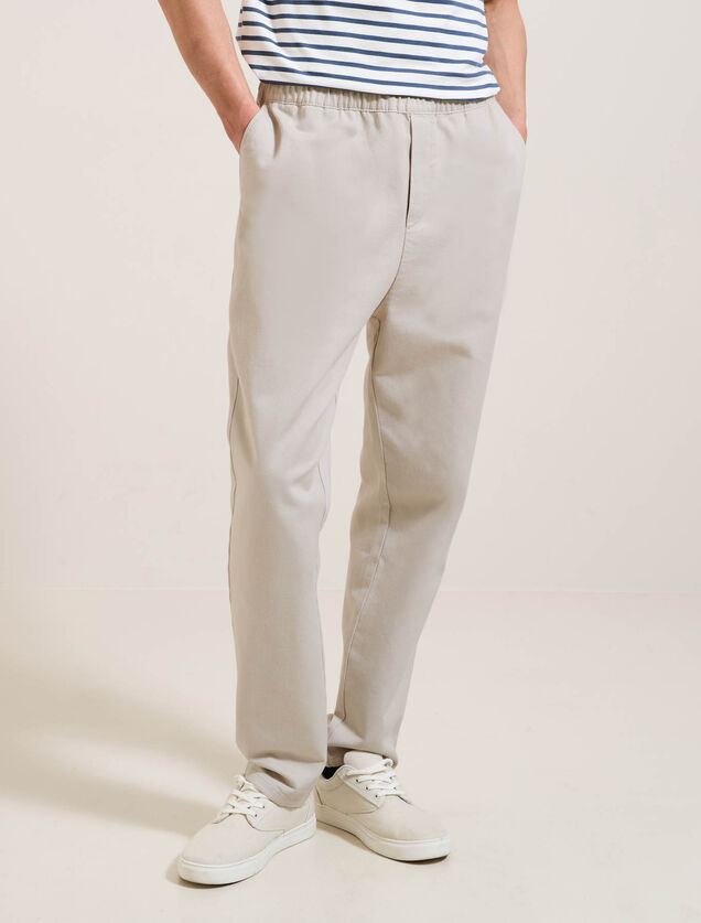 Pantalon jogger contenant du lin