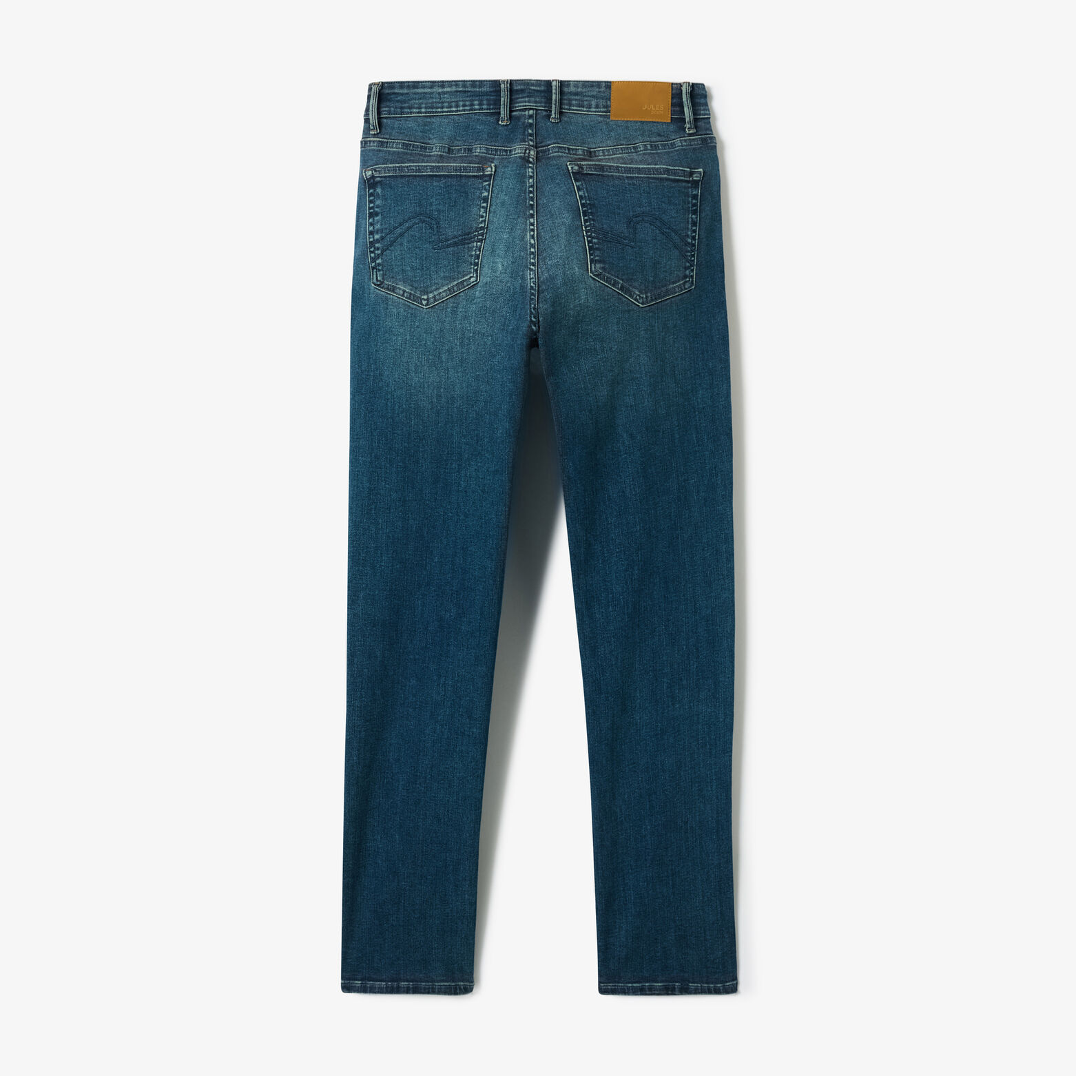 Jean straight urbanflex 3 longueurs d&eacute;lav&eacute;