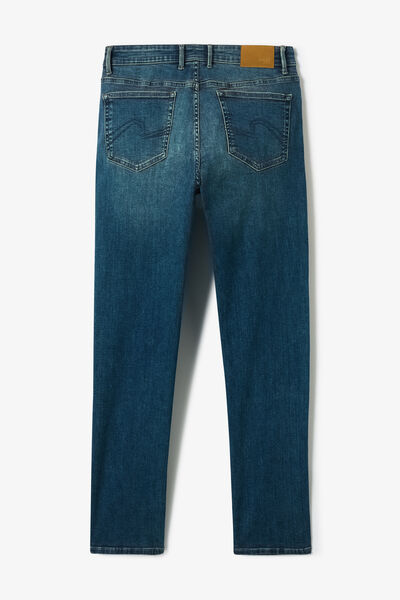 Jean straight urbanflex 3 longueurs d&eacute;lav&eacute;