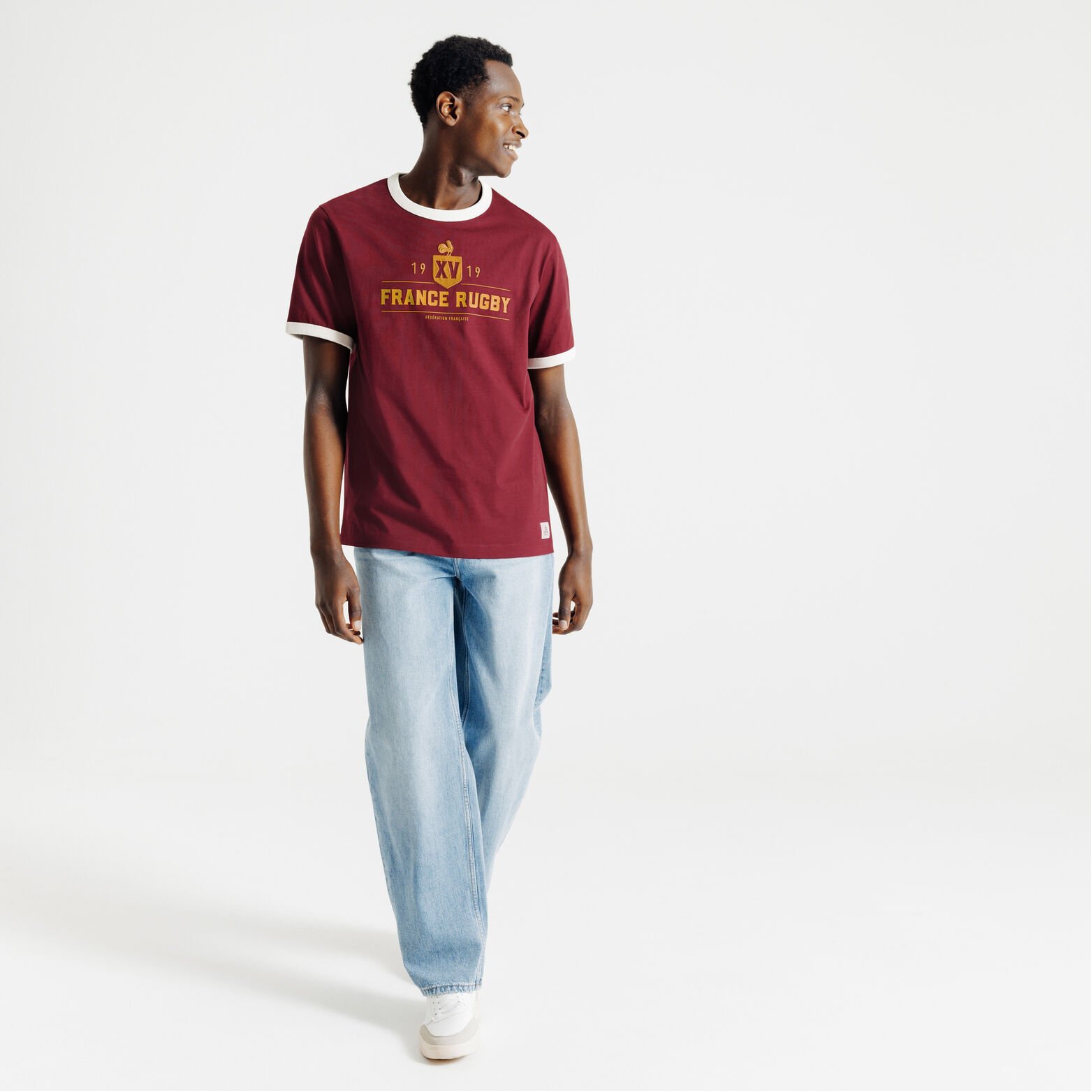 Tee shirt imprim&eacute; licence France Rugby