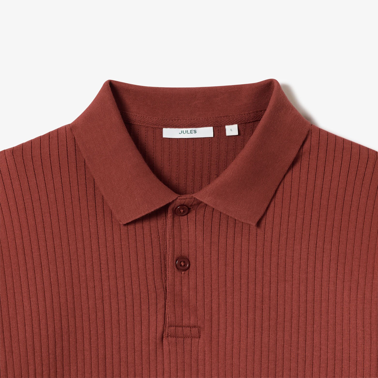 Polo manches courtes textur&eacute;