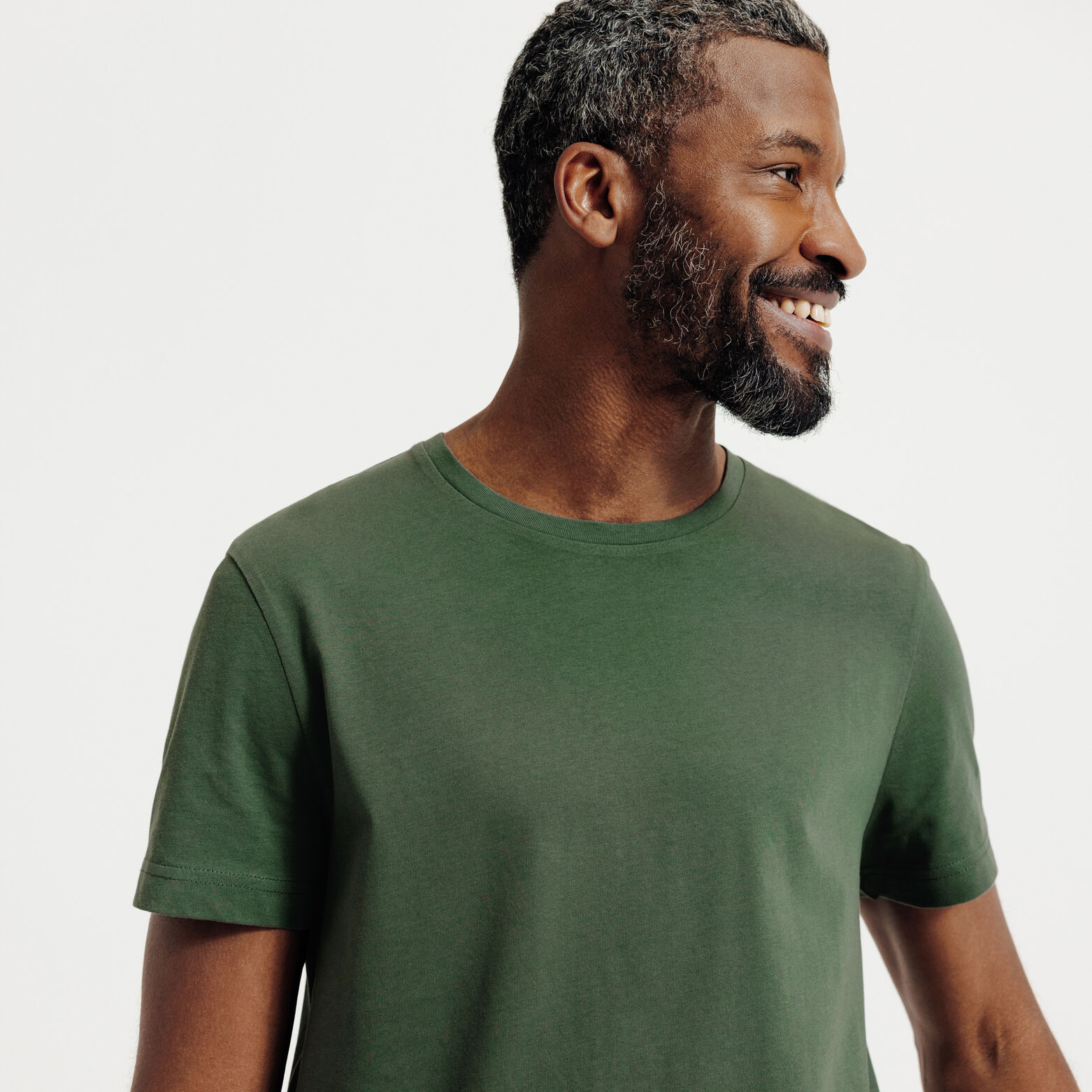 Basic T-shirt met ronde hals