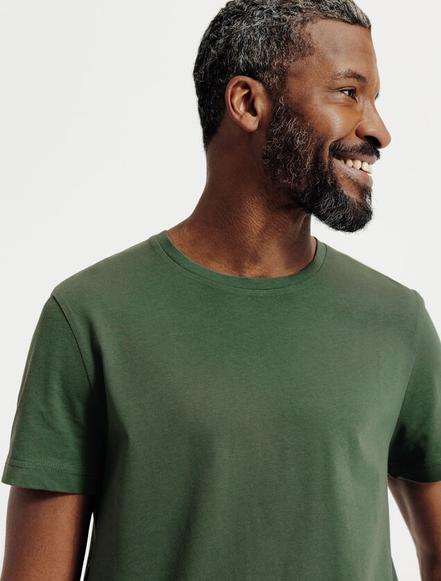 Basic T-shirt met ronde hals