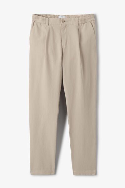 Pantalon tapered taille &eacute;lastiqu&eacute;e
