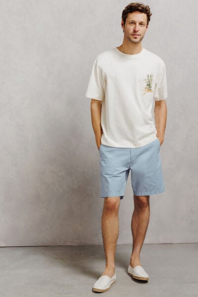 Bermuda chino straight uni