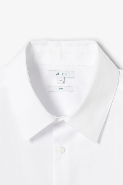 Slim fit hemd in katoen