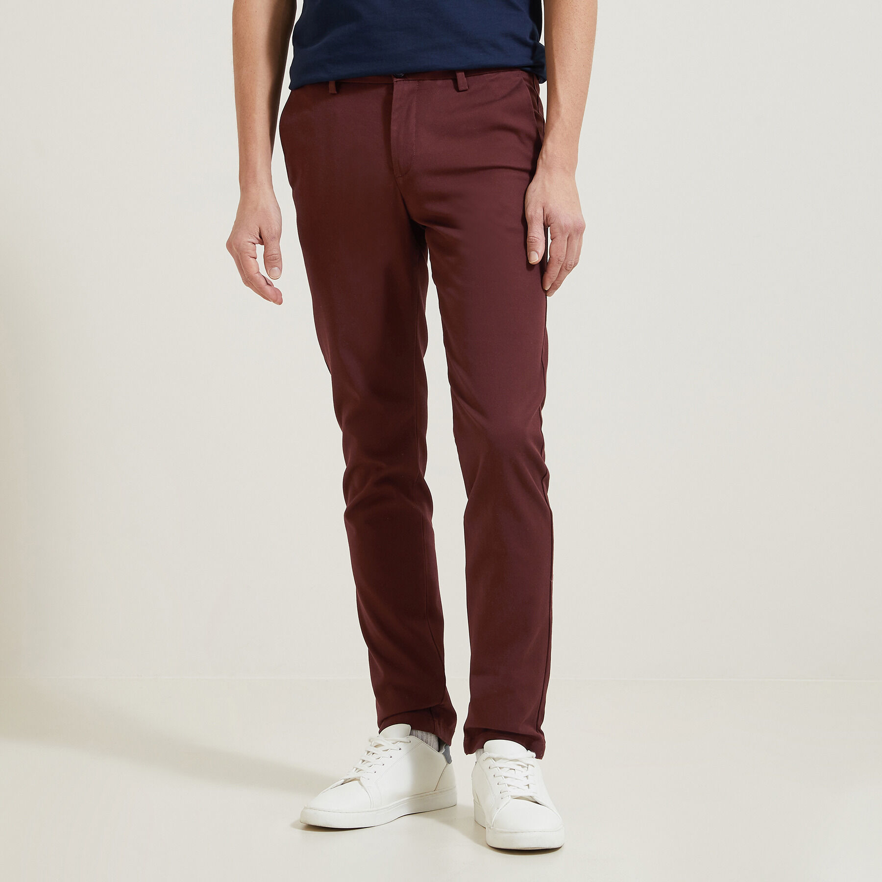 Pantalon de ville Bordeaux homme Jules