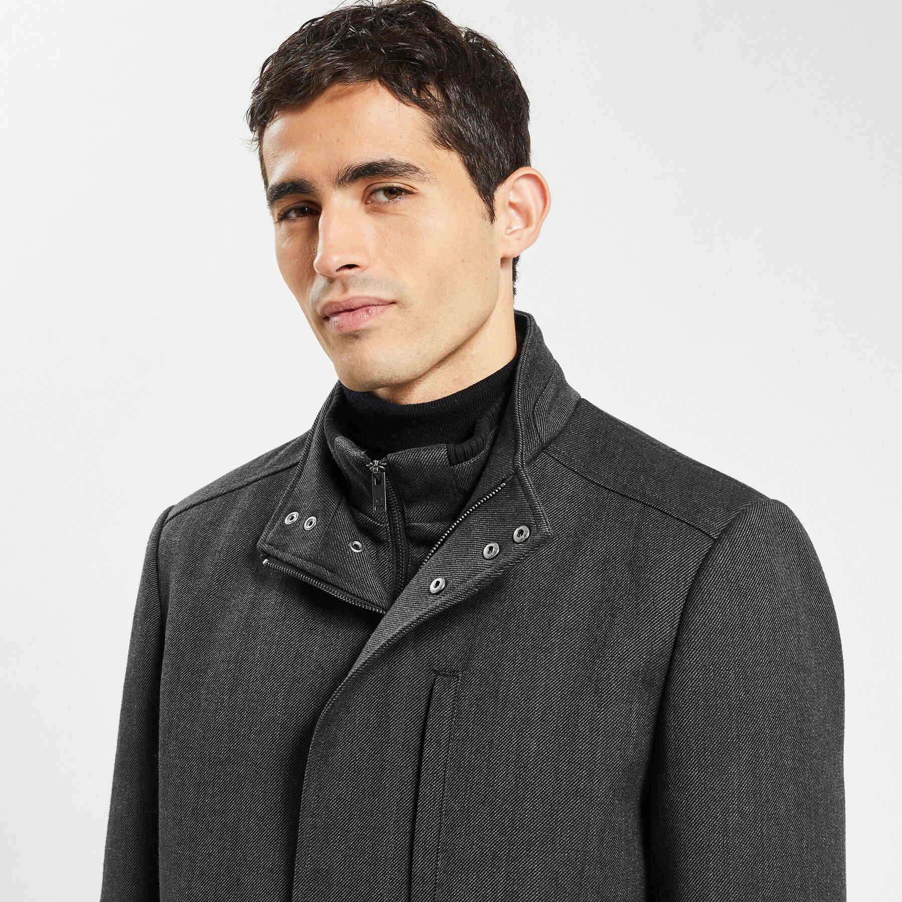Manteau long homme manteaux 3 4 vestes longues hiver Jules