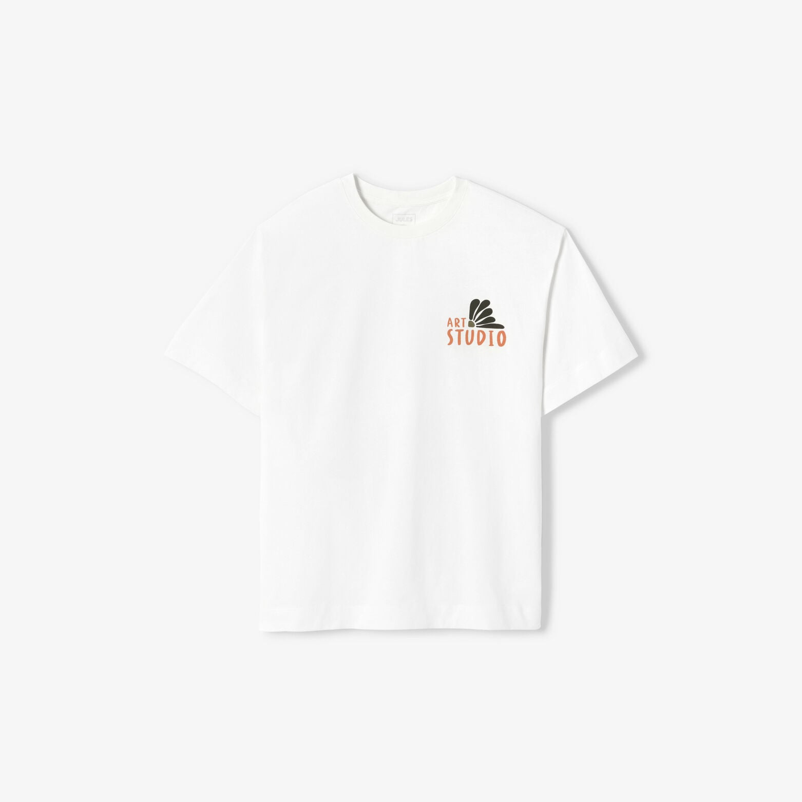 Tee shirt imprim&eacute; devant et dos fleurs