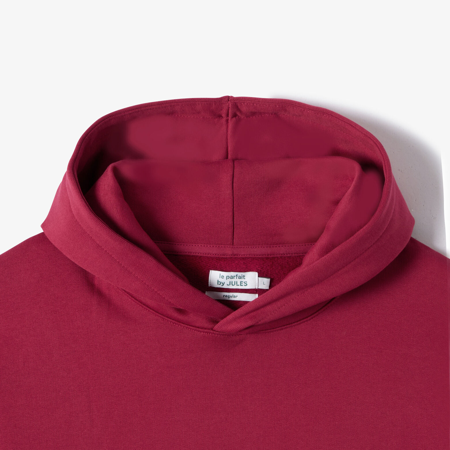 Sweat &agrave; capuche uni "le parfait by JULES"