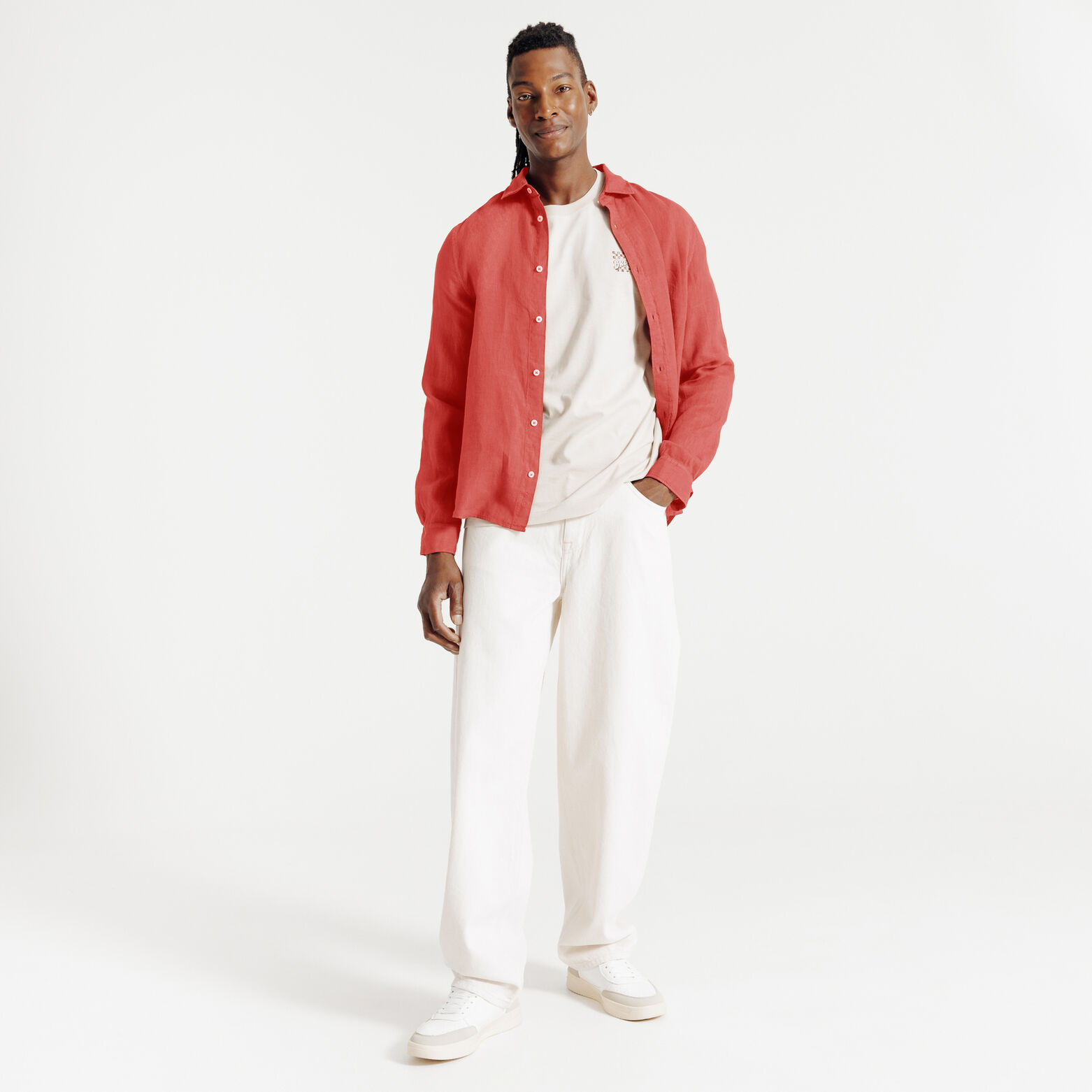 Chemise en lin regular