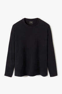 Tee shirt manches longues mati&egrave;re douce