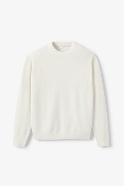 Pull col rond avec m&eacute;rinos