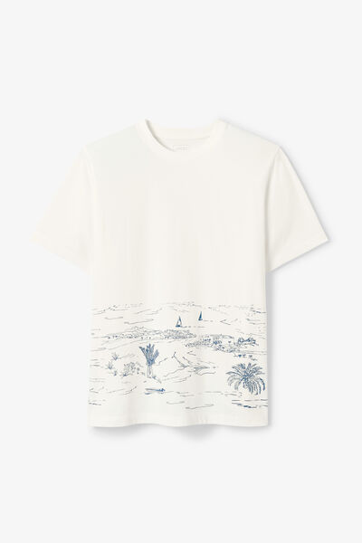 Tee shirt imprim&eacute; paysage