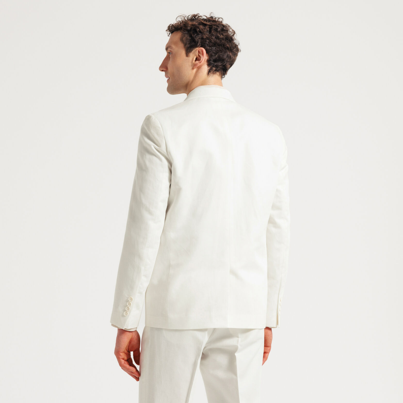 Veste de costume crois&eacute;e confort
