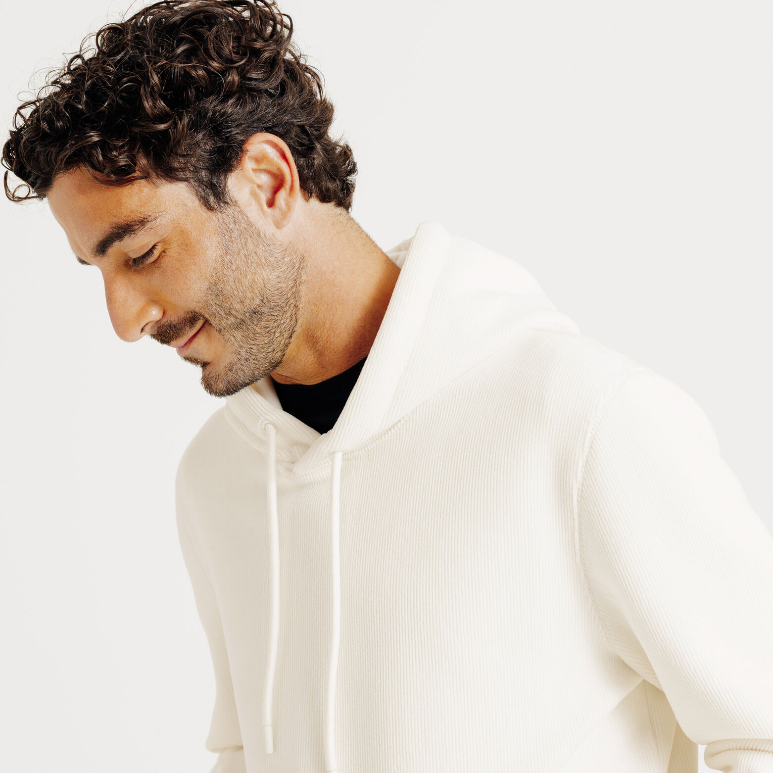 Sweat à capuche velours