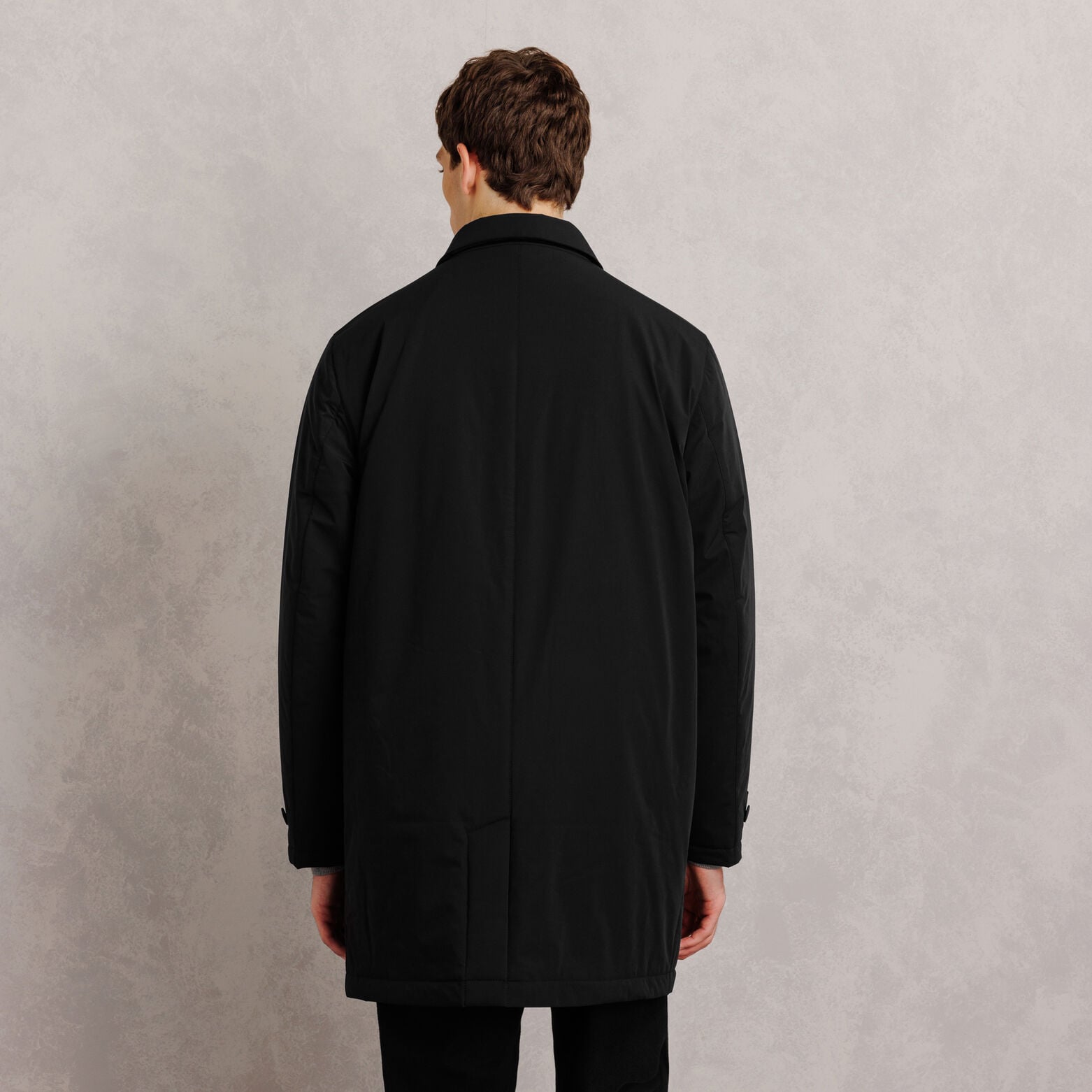 Parka longue col chemise