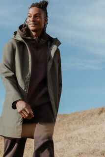 Parka longue waterproof &agrave; capuche