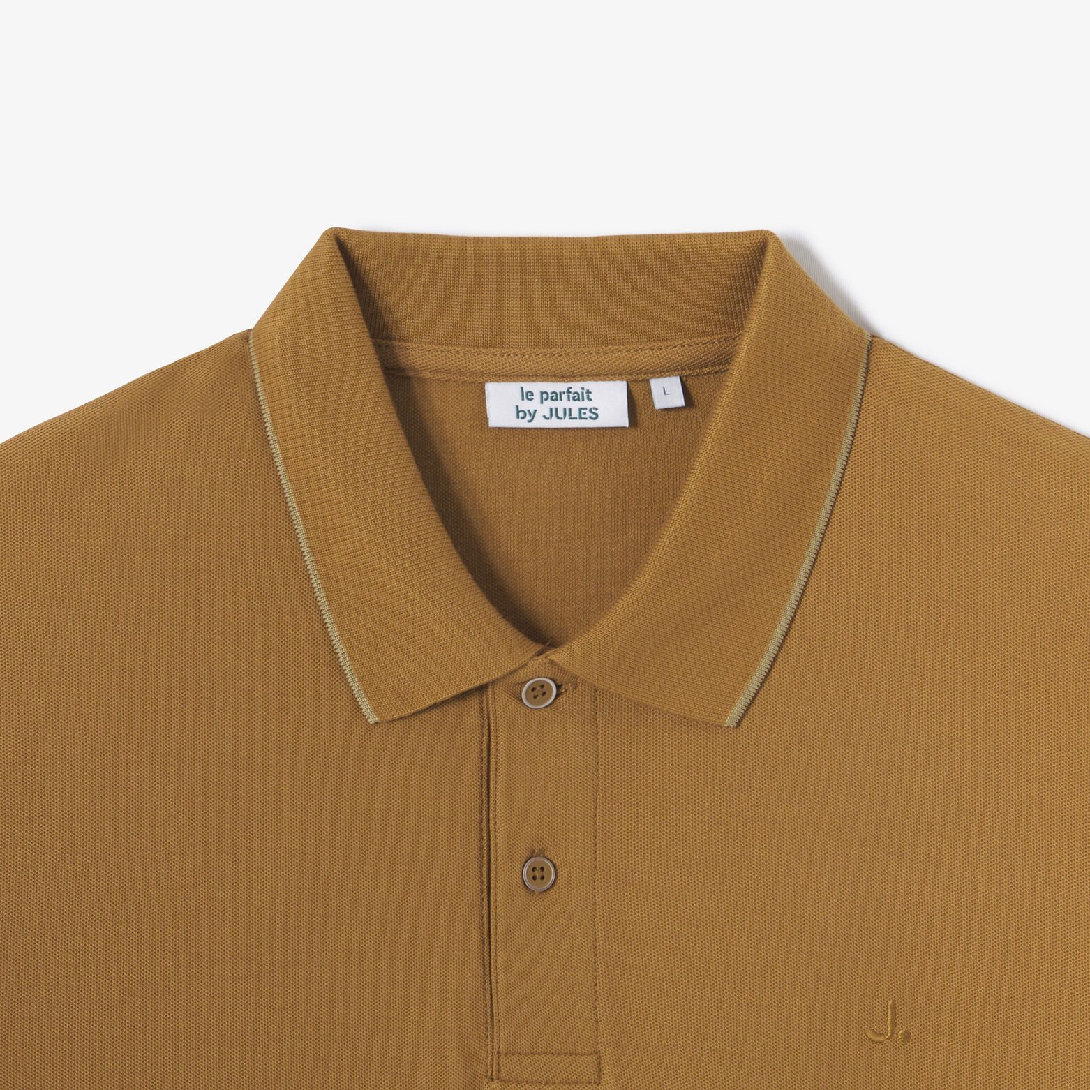 "Le Parfait by Jules" effen polo korte mouwen 