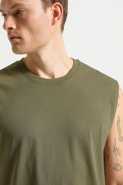 D&eacute;bardeur uni en coton