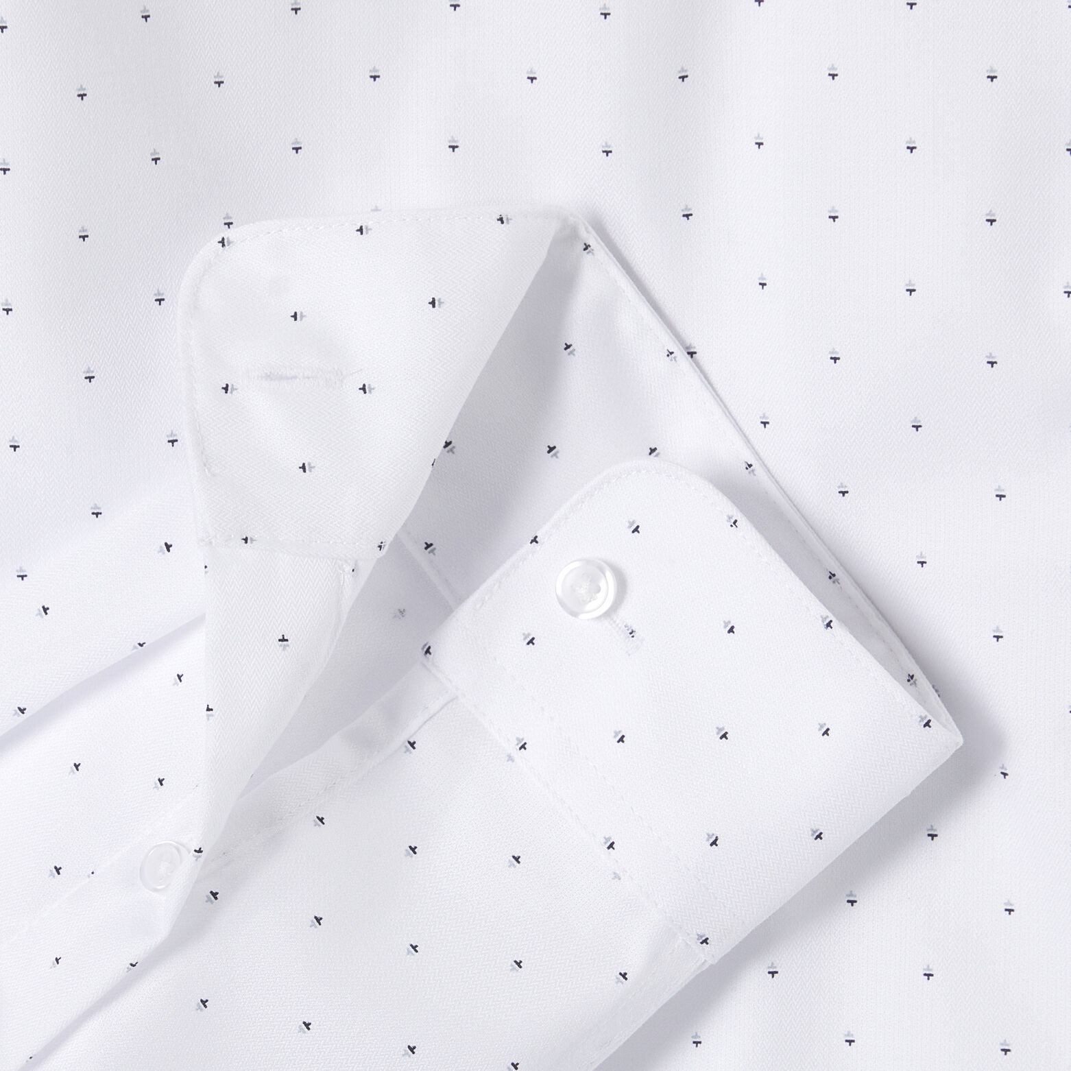 Chemise sans repassage imprimée regular