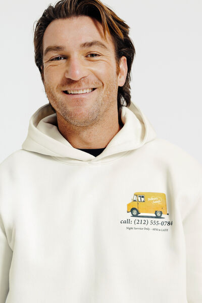 Sweat &agrave; capuche imprim&eacute; devant dos